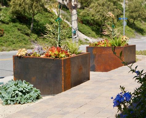 corten steel planter boxes adelaide|corten steel planter fabricators.